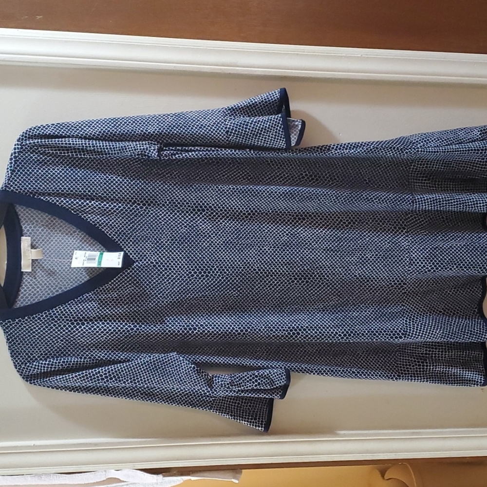 Michael Kors blue and Navy dress Size OX
